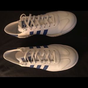 White and Blue Sneakers Size 11